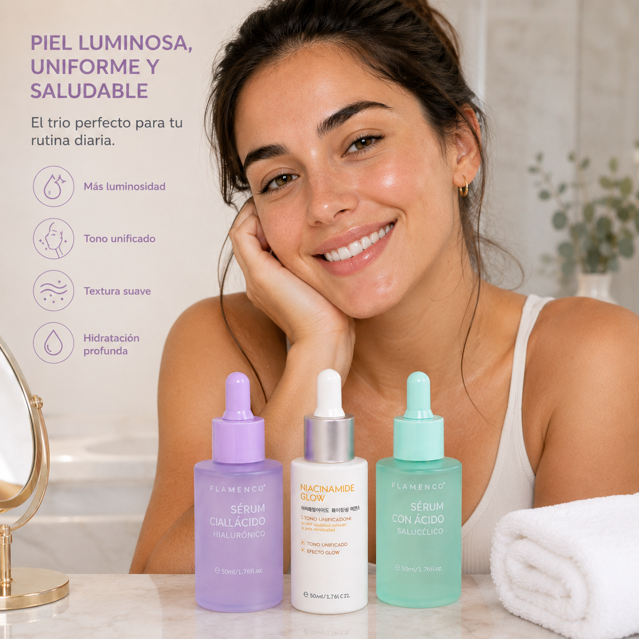 La Piel Radiante que Mamá Merece-Kit 3Glow Esenciales™✨